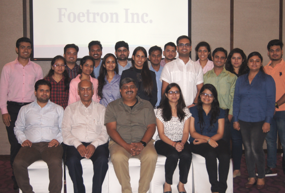 Foetron team with Anurag Gour, Microsoft